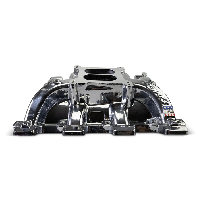 Edelbrock 71187-CP Performer RPM Small Block Chevy LS1 Intake Manifold Only, Chrome Plasma finish - Truck Part Superstore
