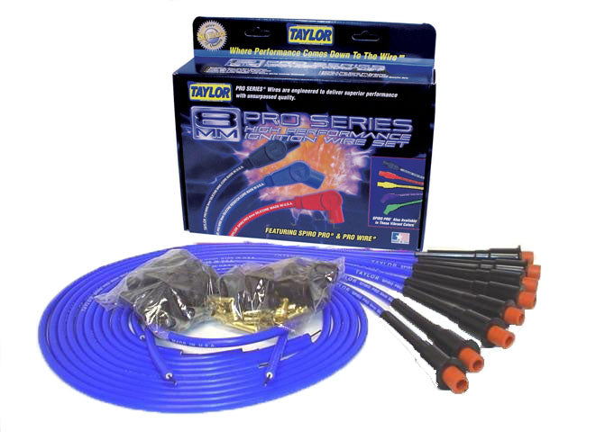 Taylor Cable 75689 8mm Spiro-Pro Ignition Wire Set - Truck Part Superstore