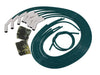 Taylor Cable 75853 8mm Spiro Pro Ceramic Boot Universal Wire Set 135? Teal - Truck Part Superstore