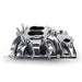 Edelbrock 7156-CP Performer RPM Pontiac 326-455 Intake Manifold, Chrome Plasma Finish - Truck Part Superstore
