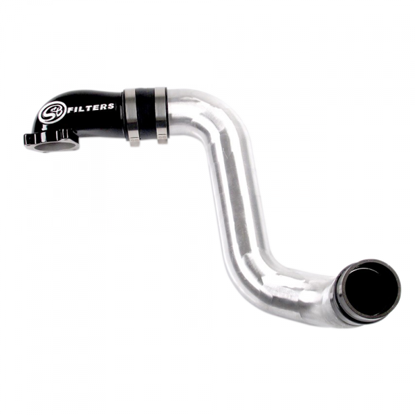 S&B 76-1010B-BKJF Intake Elbow 90 Degree With Cold Side Intercooler Piping and Boots For 05-07 Ford Powerstroke 6.0L S&B - Truck Part Superstore