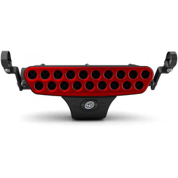 S&B 76-3002-BKJF Stainless Steel Red Faceplate for Particle Separator S&B - Truck Part Superstore