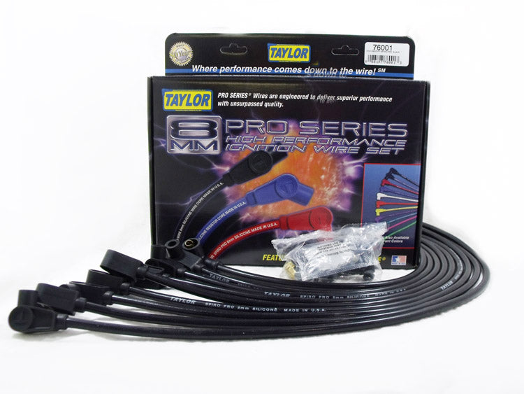 Taylor Cable 76001 8mm Spiro-Pro Ignition Wire Set - Truck Part Superstore