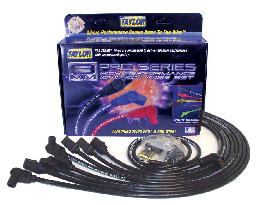 Taylor Cable 76030 8mm Spiro-Pro Ignition Wire Set - Truck Part Superstore