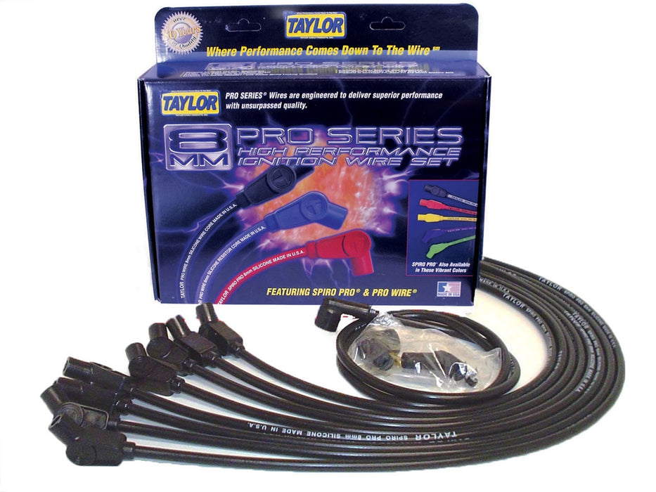 Taylor Cable 76031 8mm Spiro-Pro Ignition Wire Set - Truck Part Superstore