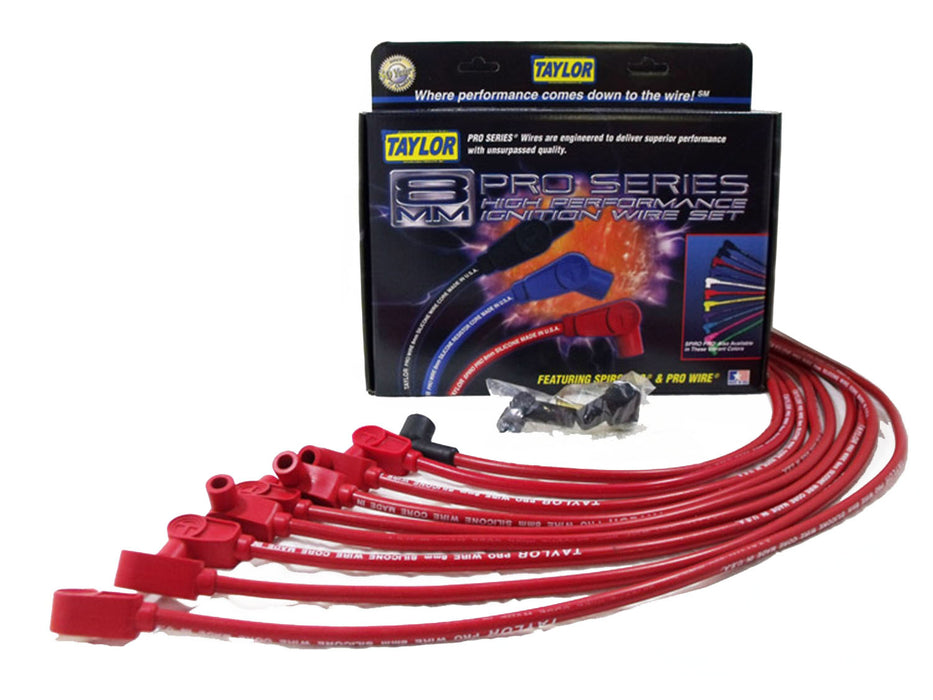 Taylor Cable 76211 8mm Spiro-Pro Ignition Wire Set - Truck Part Superstore