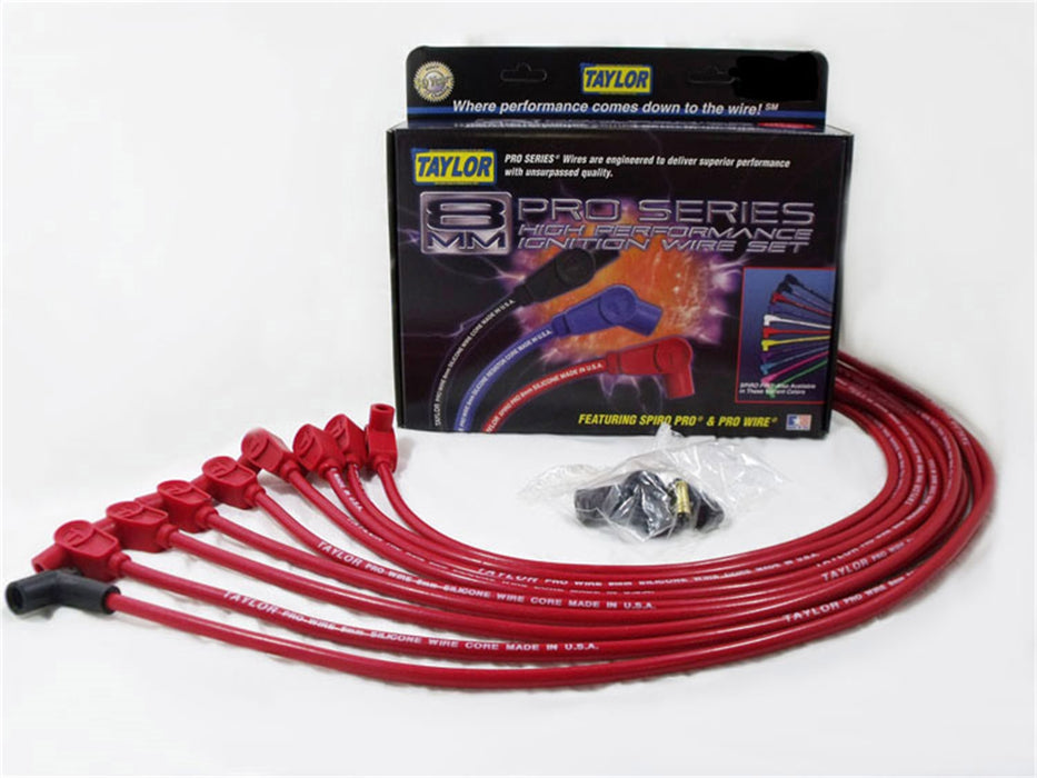 Taylor Cable 76212 8mm Spiro-Pro Ignition Wire Set - Truck Part Superstore