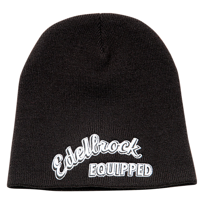 Edelbrock 289421 EDELBROCK EQUIPPED SKULL BEANIE (EMBROIDERED) - Truck Part Superstore