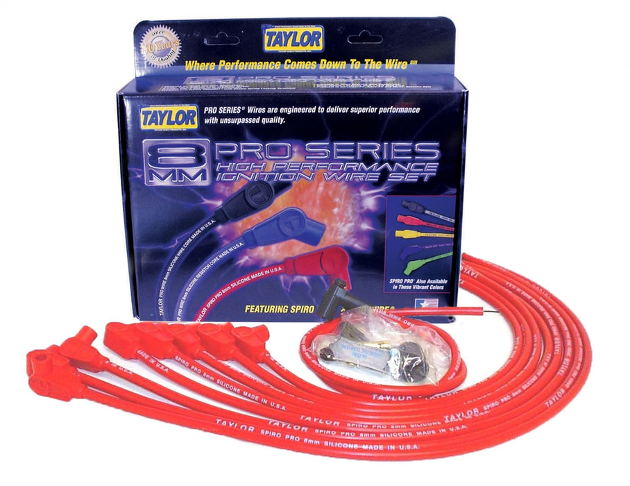 Taylor Cable 76230 8mm Spiro-Pro Ignition Wire Set - Truck Part Superstore