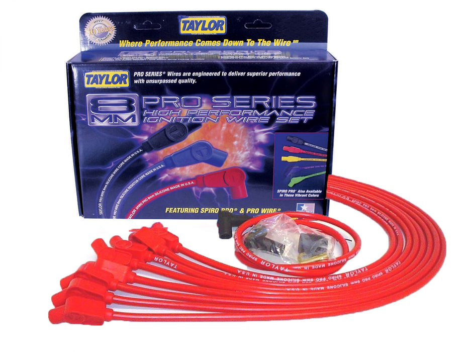 Taylor Cable 76231 8mm Spiro-Pro Ignition Wire Set - Truck Part Superstore