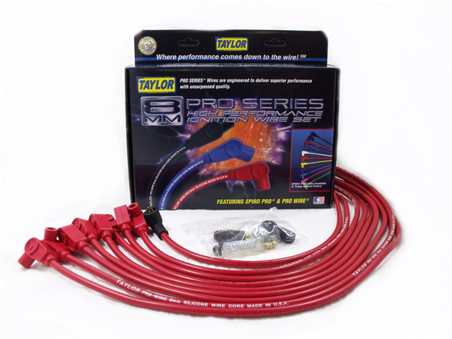 Taylor Cable 76237 8mm Pro Wire Ignition Wire Set - Truck Part Superstore