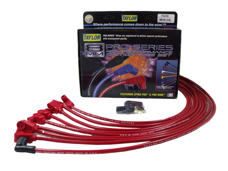Taylor Cable 76239 8mm Pro Wire Ignition Wire Set - Truck Part Superstore