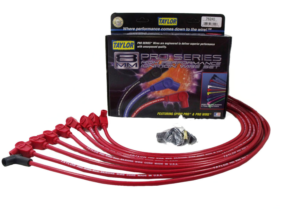 Taylor Cable 76240 8mm Pro Wire Ignition Wire Set - Truck Part Superstore