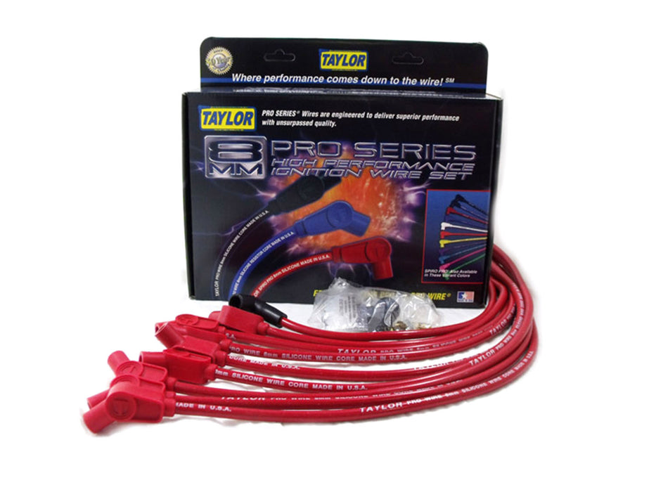 Taylor Cable 76242 8mm Pro Wire Ignition Wire Set - Truck Part Superstore