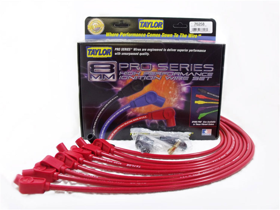 Taylor Cable 76258 8mm Spiro-Pro Ignition Wire Set - Truck Part Superstore