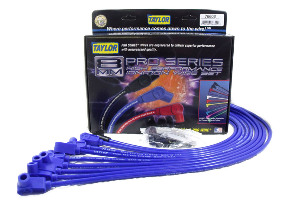 Taylor Cable 76602 8mm Spiro-Pro Ignition Wire Set - Truck Part Superstore