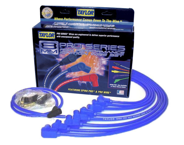 Taylor Cable 76627 8mm Pro Wire Ignition Wire Set - Truck Part Superstore
