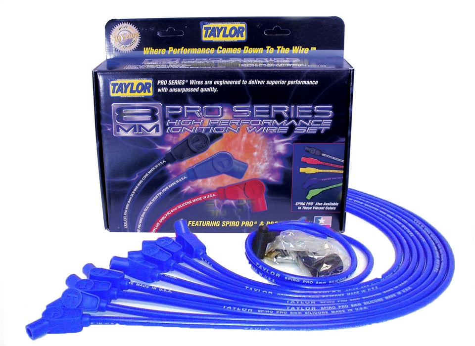 Taylor Cable 76631 8mm Pro Wire Ignition Wire Set - Truck Part Superstore