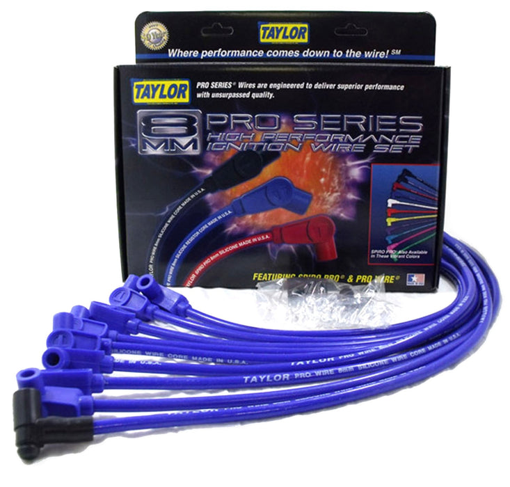 Taylor Cable 76638 8mm Pro Wire Ignition Wire Set - Truck Part Superstore