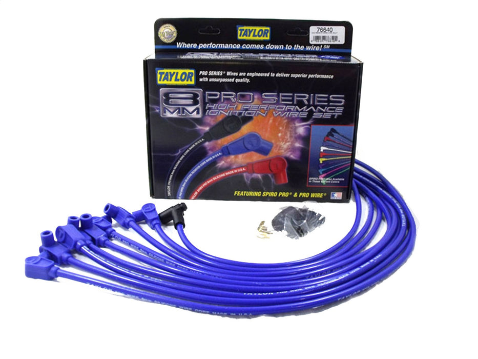 Taylor Cable 76640 8mm Pro Wire Ignition Wire Set - Truck Part Superstore