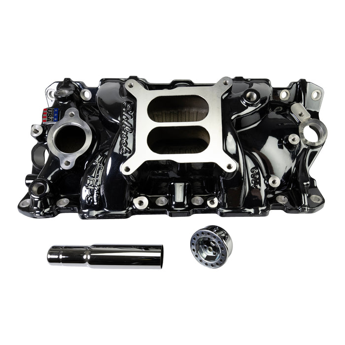 Edelbrock 2703-BP Small-Block Chevy, Black Plasma - Truck Part Superstore