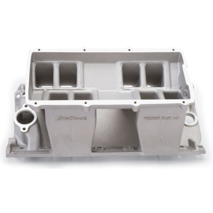 Edelbrock 7075 Edelbrock Victor Ram 2-R Intake Manifold Base for 468 - 582 Big-Block Chevy - Truck Part Superstore
