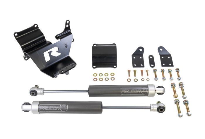 ReadyLift 77-2520 Dual Steering Stabilizer w/Bilstein Shocks;