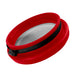 S&B 77-3003-BKJF Turbo Screen 4.0 Inch Red Stainless Steel Mesh W/Stainless Steel Clamp S&B - Truck Part Superstore