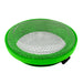 S&B 77-3008-BKJF Turbo Screen 6.0 Inch Lime Green Stainless Steel Mesh W/Stainless Steel Clamp S&B - Truck Part Superstore
