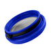 S&B 77-3011-BKJF Turbo Screen 6.0 Inch Blue Stainless Steel Mesh W/Stainless Steel Clamp S&B - Truck Part Superstore