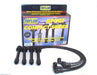 Taylor Cable 77036 8mm Spiro-Pro Ignition Wire Set; Black; Stock; 9.5 in.; OE Spark Plug Boot; - Truck Part Superstore
