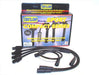Taylor Cable 77083 8mm Spiro-Pro Ignition Wire Set; Black; Stock; 11.75 in.; 180 Deg. Plug Boot; - Truck Part Superstore