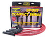 Taylor Cable 77230 8mm Spiro-Pro Ignition Wire Set; Red; Stock; 11.75 in.; 180 Deg. Plug Boot; - Truck Part Superstore