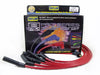 Taylor Cable 77234 8mm Spiro-Pro Ignition Wire Set; Red; Stock; 9.5 in.; OE Spark Plug Boot; - Truck Part Superstore