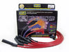Taylor Cable 77234 8mm Spiro-Pro Ignition Wire Set; Red; Stock; 9.5 in.; OE Spark Plug Boot; - Truck Part Superstore