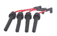 Taylor Cable 77235 8mm Spiro-Pro Ignition Wire Set; Red; Stock; 9.5 in.; OE Spark Plug Boot; - Truck Part Superstore