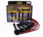 Taylor Cable 77237 8mm Spiro-Pro Ignition Wire Set; Red; Stock; 9.5 in.; OE Spark Plug Boot; - Truck Part Superstore