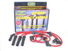 Taylor Cable 77247 8mm Spiro-Pro Ignition Wire Set; Spiro-Wound; Custom Fit; 180/135 deg.; Red; - Truck Part Superstore