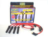 Taylor Cable 77250 8mm Spiro-Pro Ignition Wire Set; Red; Stock; 11.75 in.; 180 Deg. Plug Boot; - Truck Part Superstore