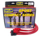 Taylor Cable 77281 8mm Spiro-Pro Ignition Wire Set; Red; Stock; 11.75 in.; 180 Deg. Plug Boot; - Truck Part Superstore