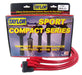 Taylor Cable 77281 8mm Spiro-Pro Ignition Wire Set; Red; Stock; 11.75 in.; 180 Deg. Plug Boot; - Truck Part Superstore
