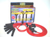 Taylor Cable 77284 8mm Spiro-Pro Ignition Wire Set; Red; Stock; 11.75 in.; 180 Deg. Plug Boot; - Truck Part Superstore
