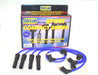Taylor Cable 77620 8mm Spiro-Pro Ignition Wire Set; Blue; Stock; 11.75 in.; 180 Deg. Plug Boot; - Truck Part Superstore
