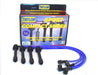 Taylor Cable 77636 8mm Spiro-Pro Ignition Wire Set; Blue; Stock; 9.5 in.; OE Spark Plug Boot; - Truck Part Superstore