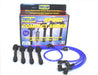 Taylor Cable 77643 8mm Spiro-Pro Ignition Wire Set; Blue; Stock; 9.5 in.; OE Spark Plug Boot; - Truck Part Superstore