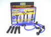 Taylor Cable 77650 8mm Spiro-Pro Ignition Wire Set; Blue; Stock; 11.75 in.; 180 Deg. Plug Boot; - Truck Part Superstore