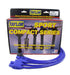 Taylor Cable 77680 8mm Spiro-Pro Ignition Wire Set; Blue; Stock; 11.75 in.; 180 Deg. Plug Boot; - Truck Part Superstore