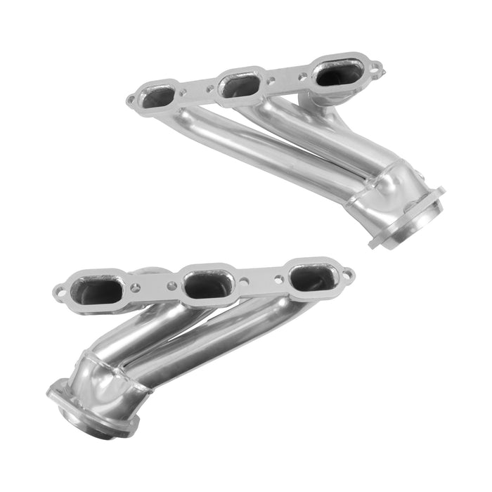 BBK Performance Parts 40400 2006-10 CHARGER CHALLENGER 3.5L SHORTY EXHAUST HEADERS (POLISHED SILVER CERAMIC) - Truck Part Superstore