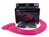 Taylor Cable 78755 8mm Spiro-Pro Ignition Wire Set; Universal Fit; 180 deg. Boot; 8 cyl.; Hot Pink; - Truck Part Superstore
