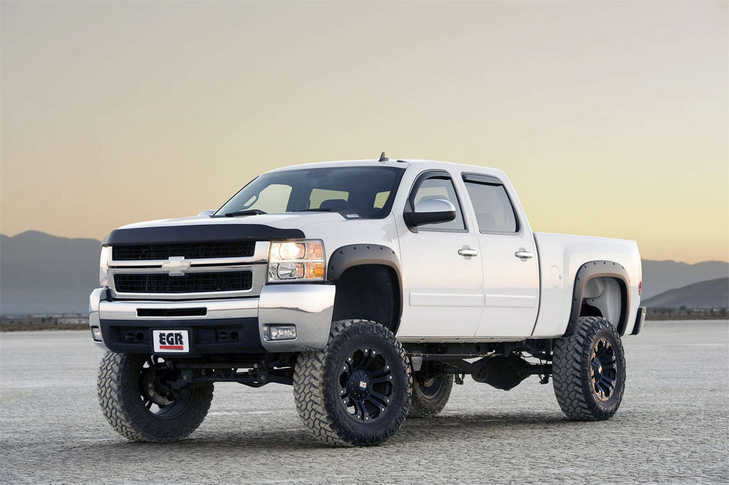 EGR 791614 EGR Traditional Bolt-on look Fender Flares 07-10 GMC Sierra HD set of 4 - Truck Part Superstore